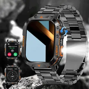 Multifunctional Smart Watch with Flashlight and Compass, Fashionable Digital Watch with Heart Rate Monitoring & Sleep Tracking, Sports Watch with Multiple Modes for Women & Men