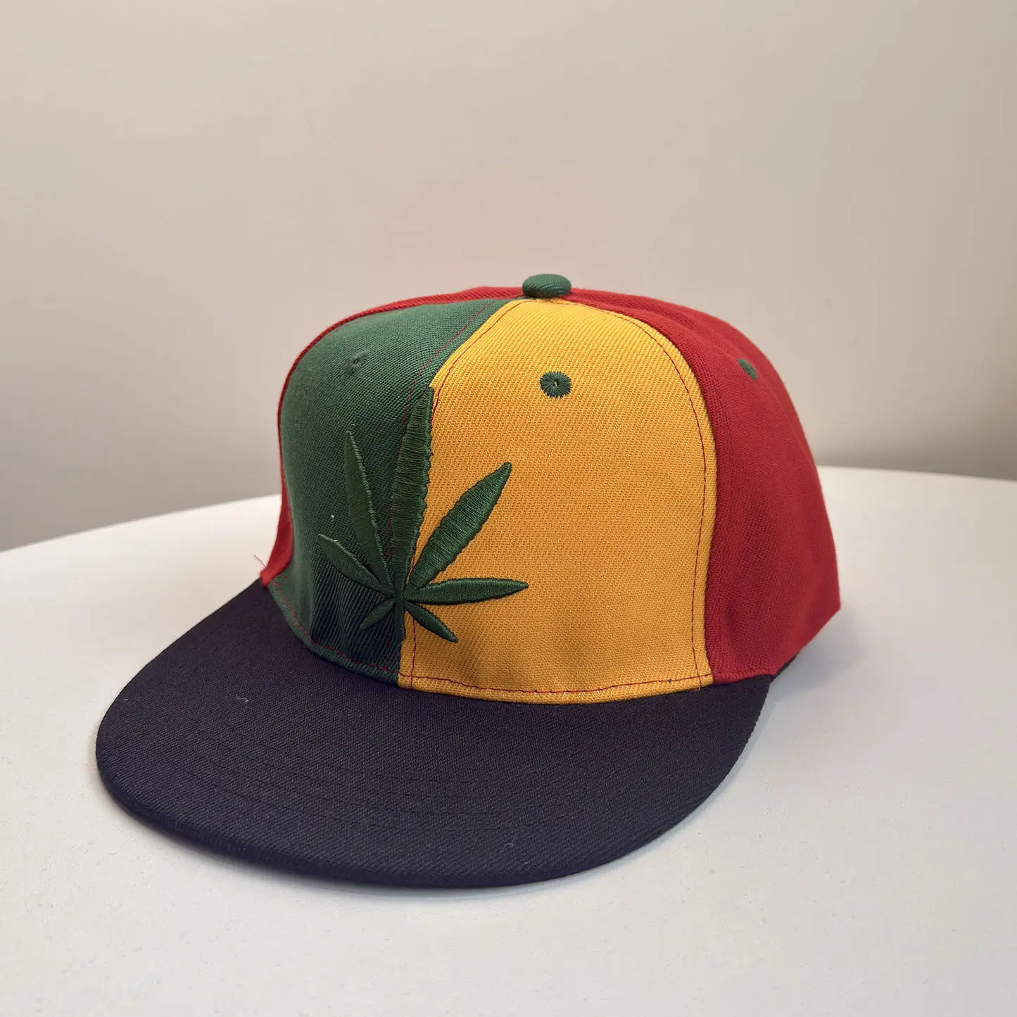 Maple Leaf Design - Black, Green, Yellow