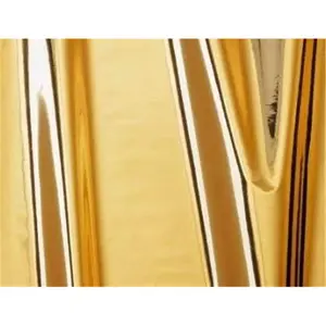 212 MAIN Dc-fix 347-0004 Peel and Stick Wallpaper Designs, 17x59" Single Sheet Premium Self-Adhesive Film, Glossy Gold Finish Removable Wall Decor That Decorates Walls for Baby & Maternity Furniture