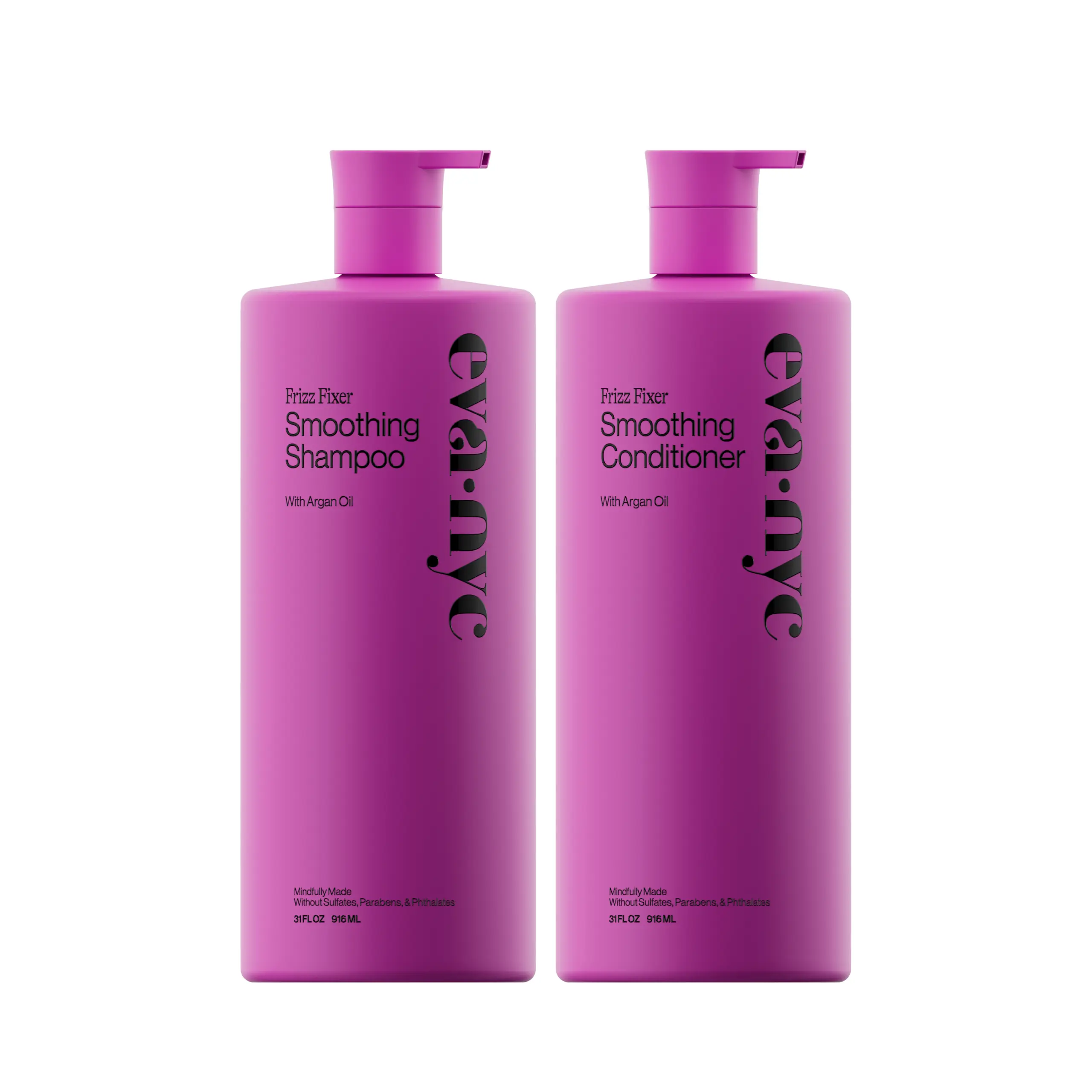 Frizzy Set Eva NYC Frizz Fixer Smoothing Wash Duo, Shampoo and Conditioner Set for ...