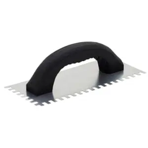 212 MAIN 4x9 in. Square Notch Adhesive Trowel, Essential Construction Tools & Tile Tools for DIY Home Repair Projects
