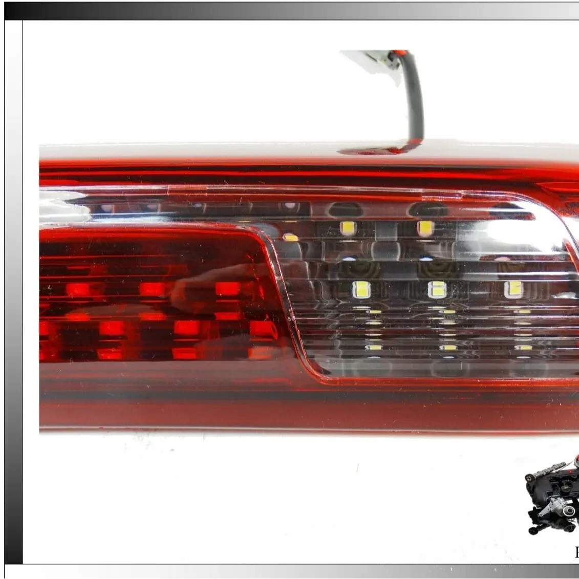 Riveros Parts NEW BRAKE LED LIGHT SMOKE RED for CHEVROLET SILVERADO ...