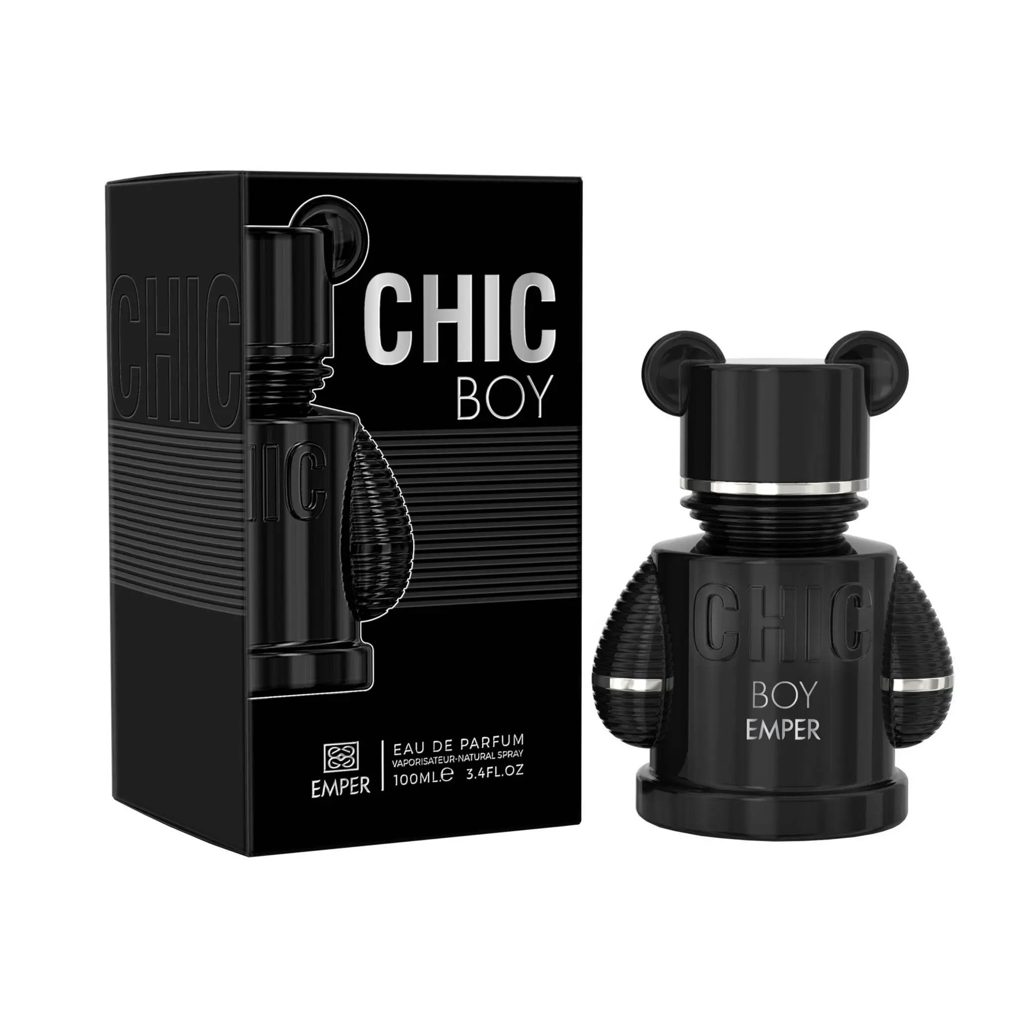 Emper Chic Boy Eau de Parfum 100ML - Bold & Sophisticated Scent with Pink Pepper Rose and Sandalwood Notes for Men