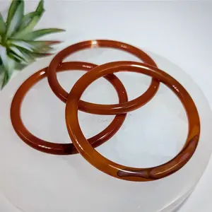 Carnelian Agate 2.5 Inch Crystal Bangle Bracelet Carnelian Agate 2.5" Crystal Bangle Bracelet #LV9648