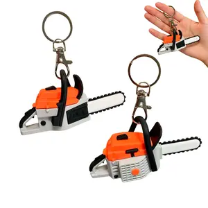 Party Small Gift Set, 2-Piece PVC Chainsaw Mini Model Fake Chainsaws, Outdoor Tool Miniature Chainsaw Tools, Garden Decor Accessories ()