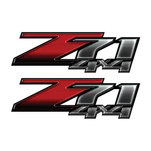 Z71 4x4 Truck Decals  Stickers for 1500 2500  / Metal
