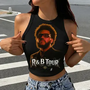 The R&B World Tour 2026 Tank Shirt, Signed Photo Graphic Unisex Jersey Tank, Week-end Music Tour Sleeveless Tee