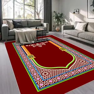 Islamic Prayer Mat - Islam Praying Rug for Muslim Women & Men - Soft Turkish Salah Mats Eid & Ramadan Cifts, Ramadan, Muslim Prayer Rugs