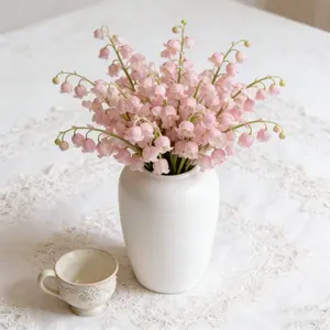 white vase for decor, minimalist ceramic vase, faux porcelain vase, plastic flower vase, modern table centerpiece, living room decor accents, dried flower vase, farmhouse style vase, entryway table decor, lightweight decorative vase, safe vase for kids, p