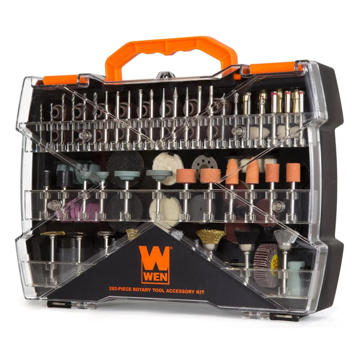 WEN 282-Piece Rotary Power Tool Set - Power Tool Combo Kits with Drill Bits for Cutting Tasks