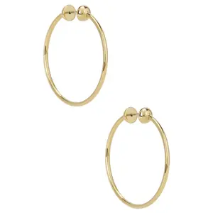 Jenny Bird Icon Small Hoops in Gold
