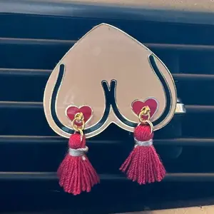 Tassel Charm Decor only or Felt Car Diffuser Magnet | light or dark skin