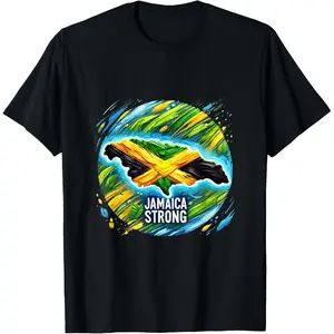 Jamaica Strong Hurricane Melissa Recovery Unisex Tee