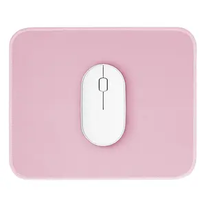 Pink Mouse Pad, Nice and Cute Mouse Pad, Splash-Proof Textured 10.2 x 8.2Inch, Stitched Edge Non-Slip Waterproof Rubber Mouse Pad