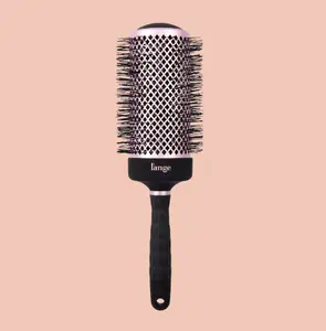 L'ANGE HAIR - VolumePro Extra-Long Ceramic Ionic Heated Round Brush – Curling Ion Tool, Thermal Hair Tool for Frizz-Free Haircare & Styling, Curling Brush