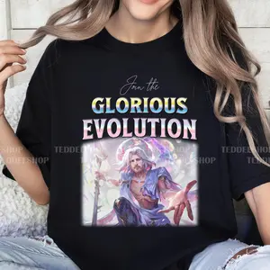 Join The Glorious Evolution Shirt, Viktor Arcane Shirt, TV Series Unisex T-Shirt, Graphic Tee 90s Retro Celebrity Crush Movies Bootleg Tee