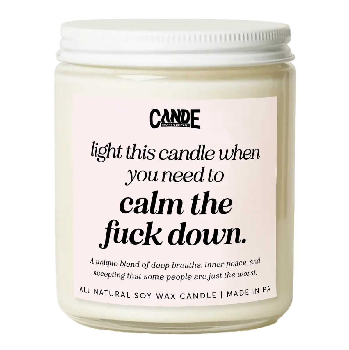 Stress Relief Scented Candle, Aromatherapy Candle with Calming Blend, Home Fragrance Product for Relaxation When You Need to Unwind