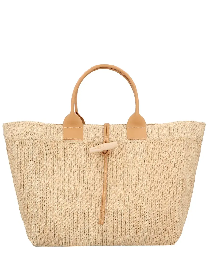 Longchamp Le Roseau XL Leather Tote