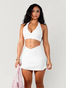 Rosette Sports Bra (White)