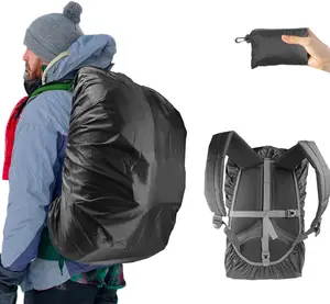 Waterproof Backpack Rain Cover, 10000mm Waterproof Level, Upgraded Ultra-Strong Multilayer Structure, Antislip Cross Buckle Strap, Ultralight Compact Portable, for Hiking, Camping, TravelingGift.