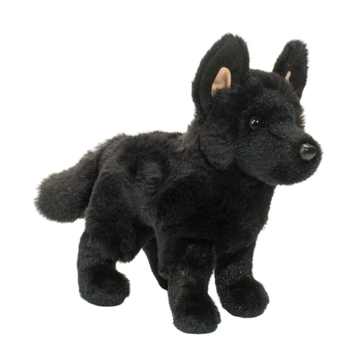 Douglas Cuddle Harko Black German Shepherd Dog 8" Plush Stuffed Animal Toy #3979