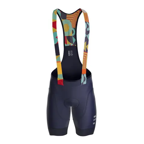 INBIKE Men's Cycling Bib Shorts, Padded Bike Shorts with Mesh Bib Straps, Breathable Moisture Wicking Quick Dry Road Cycling Bibs for Gravel, Indoor Trainer and Commuting