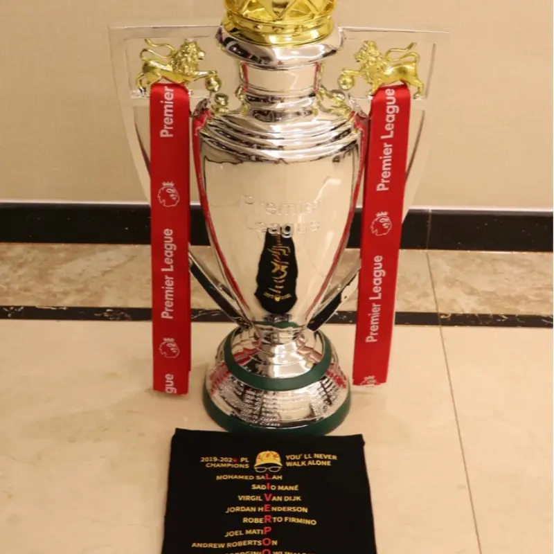 Premier League Champions Trophy, 33cm Resin Football Cup, World
