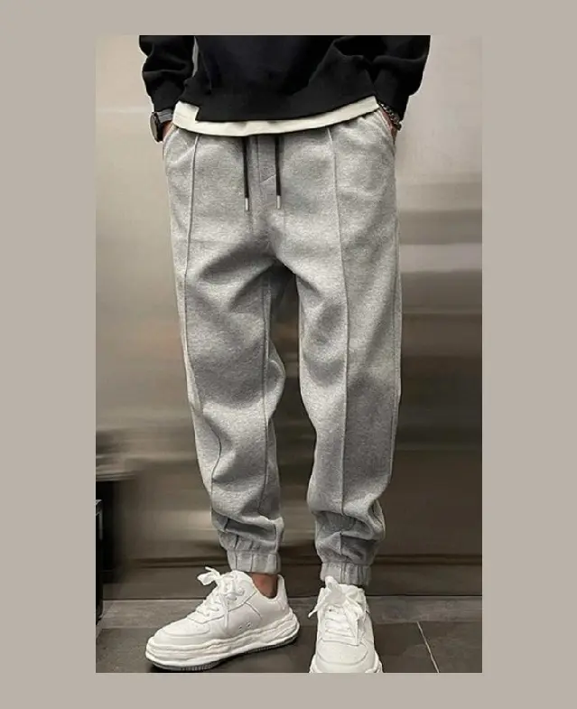 Coofandy Men's Loose Elastic Waist Anti-Static Tech Casual Sportswear Pants - Suitable for Yoga, Running, Home Use