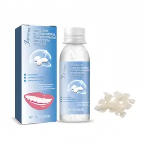 Moldable False Teeth, Film And Television Makeup Dentures Modified Dentures False Dentures Broken Teeth Temporary Dentures mouldable denture movie makeup temp tooth smile kit Halloween Kit tiktok shop yearend broken teeth replacement fixing gadget whiter