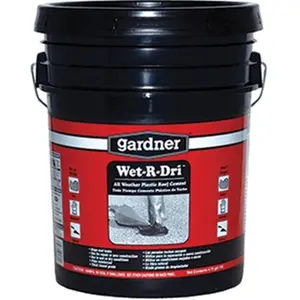 Gardner Gibson 0375-GA 5 Gallon Wet-R-Dri Roof Cement