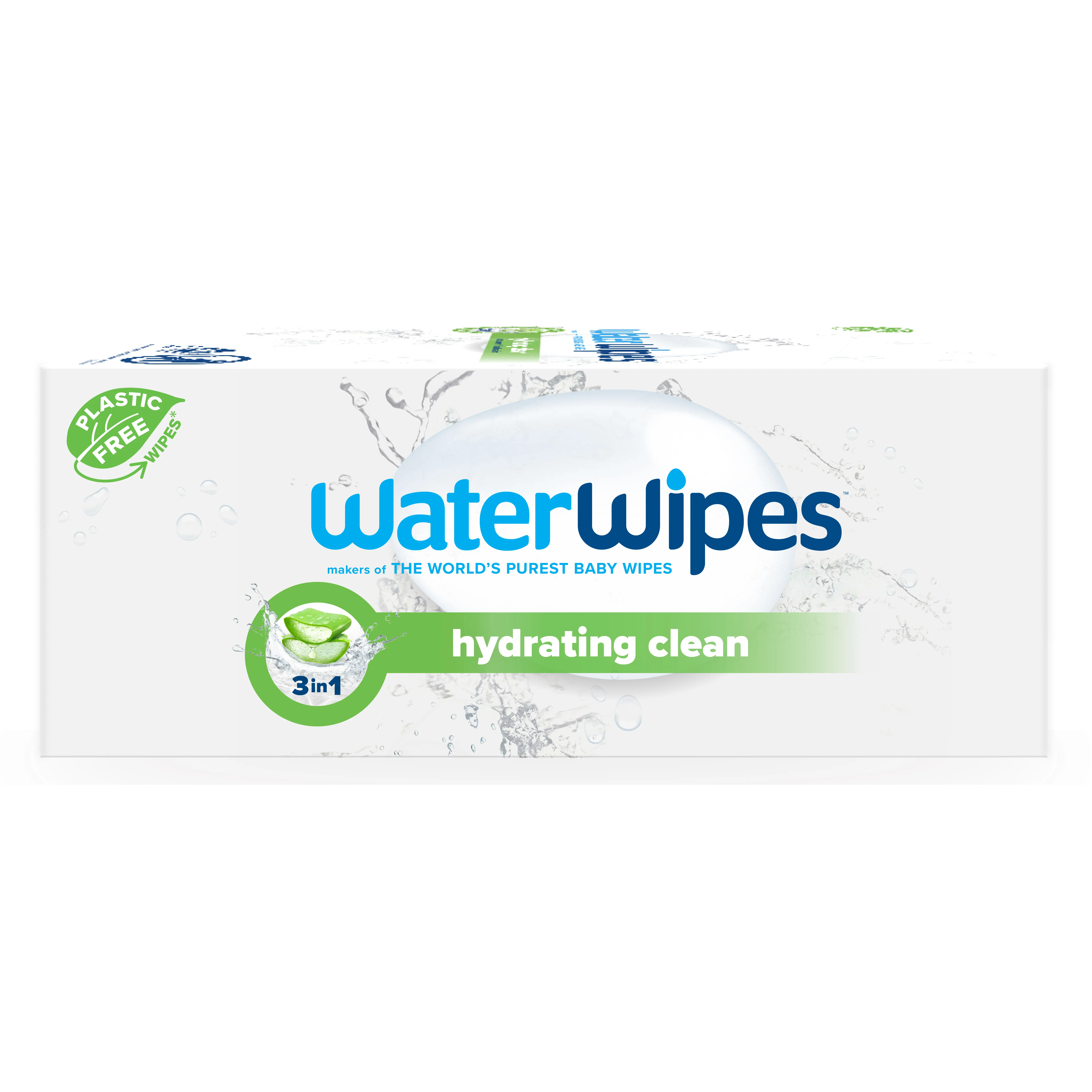 WaterWipes Hydrating Clean Baby Wipes 99 WaterBased Formula with Aloe Vera to Hydrate  Clean Skin Unscented  Hypoallergenic 360 Count 6 Packs