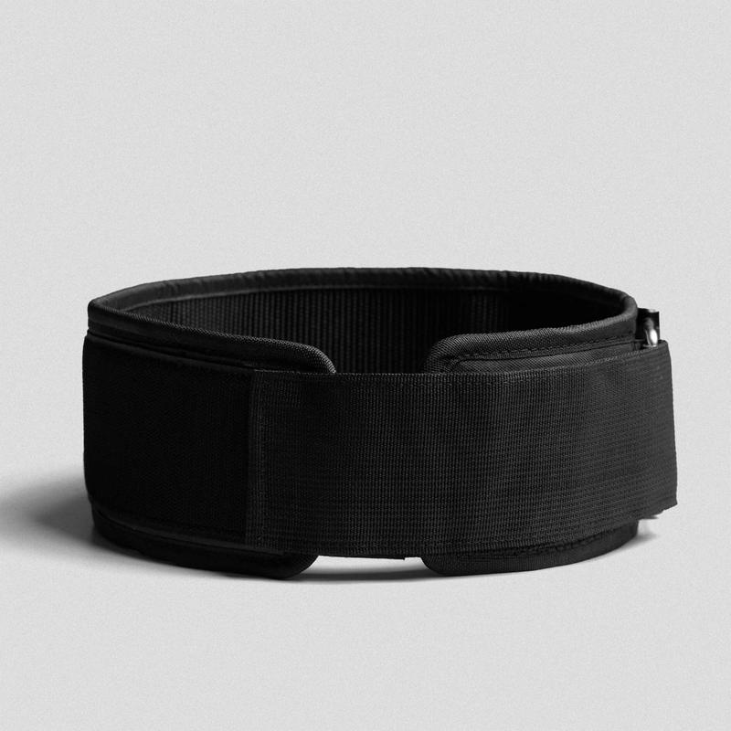 Gymreapers Quick Lock Weightlifting Belt for Enhanced Lifting Experience - Black/Black