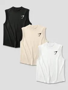 Men's Loose Fit Muscle Tank Top, Breathable Sleeveless Gym Shirt for Fitness & Daily Wear