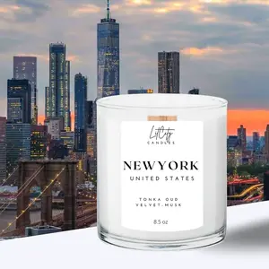 New York Candle - NYC Inspired Candle - Tonka - Gift ideas - Travel