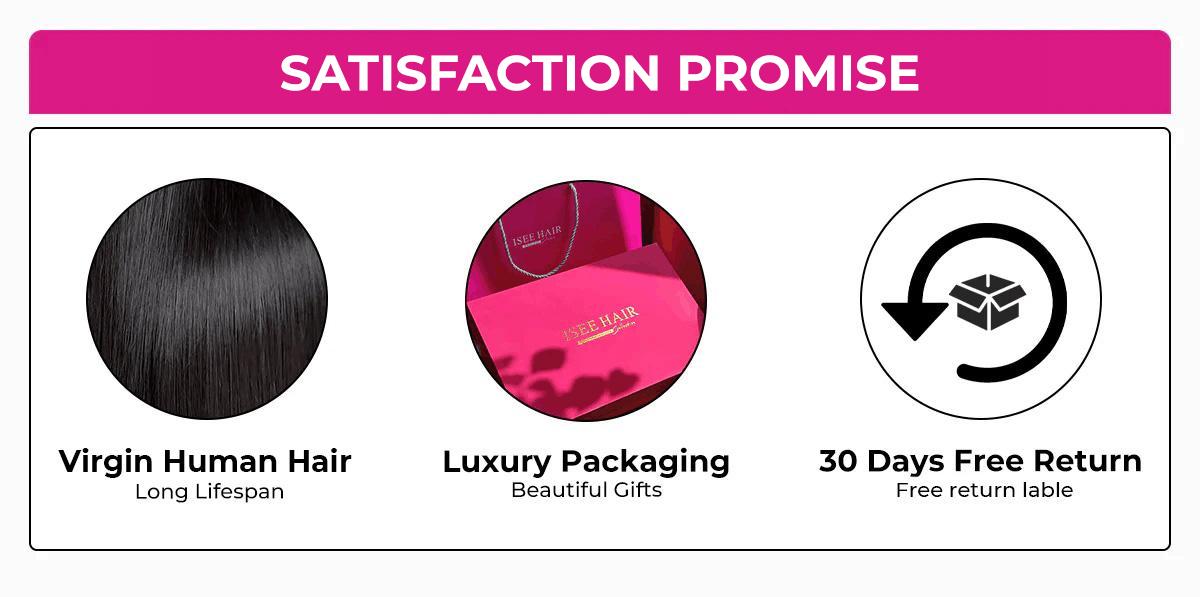 【New Color】ISEE HAIR Burmese Curly Highlight & #4 & Natural Black Color Crochet Human Hair for Boho Braids Plush Texture Miracle Knots Pre-Separated 50g/Pack (32-38 Strands Per Pack) Time-Saving Wear Vacation Hair