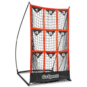 GoSports 9 Hole Baseball & Softball Pitching Strike Zone Target Net - 49 x 30 in