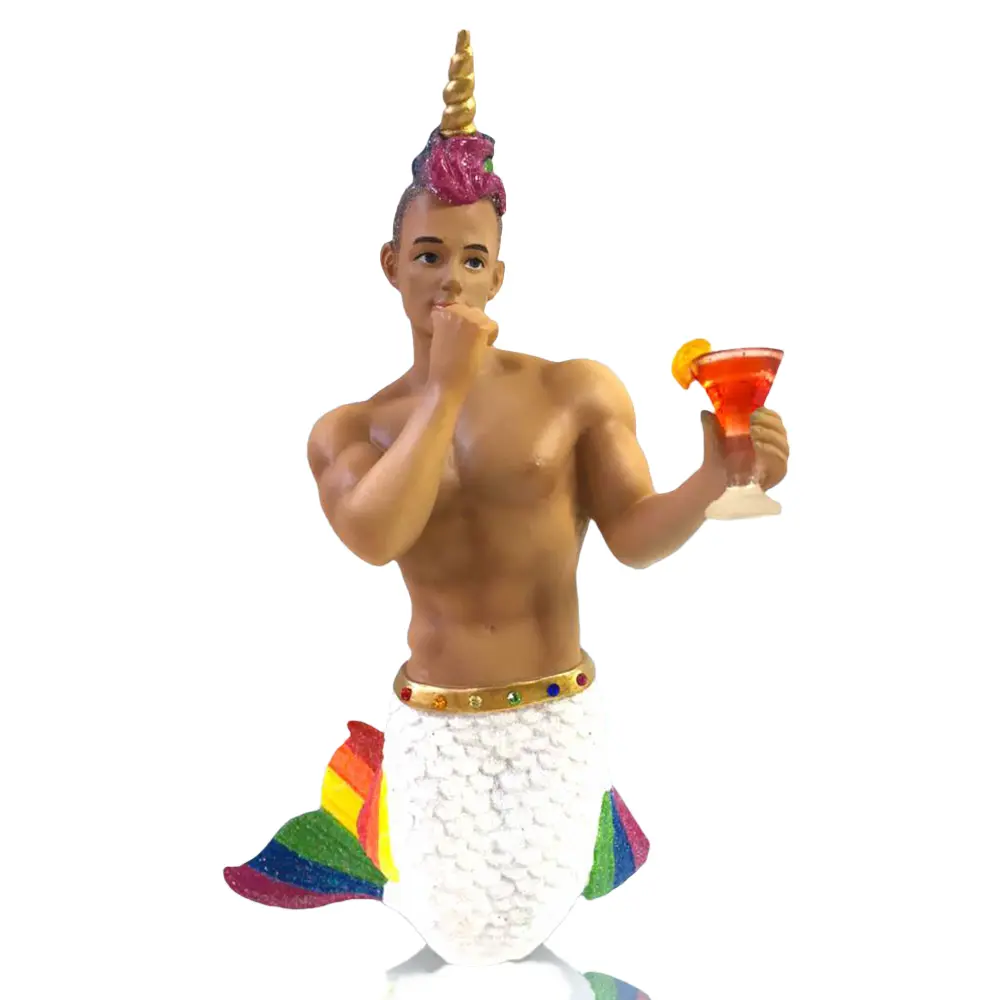 December Diamonds Merman Rainbow Decorative Figurines - Festive & Home Decor Ornaments