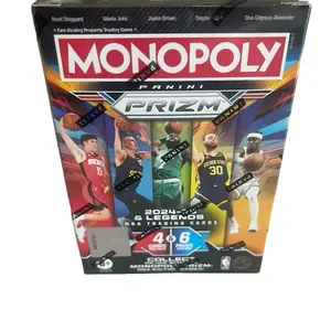 Monopoly Panini Prizm NBA 2024-2025 Legends Trading Cards - 46 Cards & 6 Packs Collectible Sports Game
