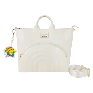 Rainbow Brite Iridescent Convertible Backpack & Tote Crossbody Bag