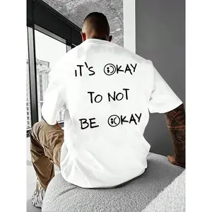Unisex "It's Okay To Not Be Okay" Graphic T-Shirt - TikTok Trending Self-Care Vibe Style |   Casual Essential