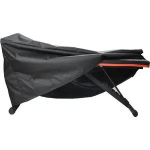 Weight Bench Cover, Adjustable Exercise Workout Bench Cover,  600D Oxford Fabric for Indoor and Outdoor Use, 50" L x 23" W x 17" H(Black)
