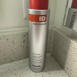 Hismile iD Stain Whitening Mouthwash for White Teeth, Freshens Breath with Essential Oils 237ml