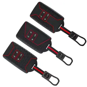 Silicone Car Key Cover Smart Remote Fob Case Shell for Renault Captur Koleos Kadjar Arkana Megane Dacia Duster Sandero Stepway