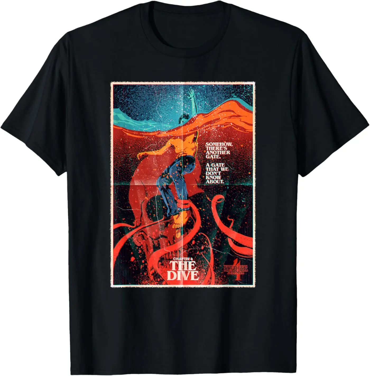 Stranger Things 4 Chapter 6: The Dive Steve Harrington T-Shirt Unisex T-Shirt, Full Color