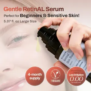 Retinal Skin Booster Serum, Hydrating & Moisturizing Face Essence for Glowing Skin tiktokshopspringglowup Luxury Lanolin Peptide Moisturizer Cream