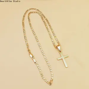 14K Gold Plated Chain Necklaces for Women - Dainty Gold Jewelry Chain Necklace - Lightweight 21.65" Adjustable Link Chain Necklaces