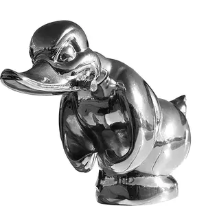 1 PCS Angry Rubber Duck Hood Ornament Bar Pub Club Car Bonnet Decoration Accessories