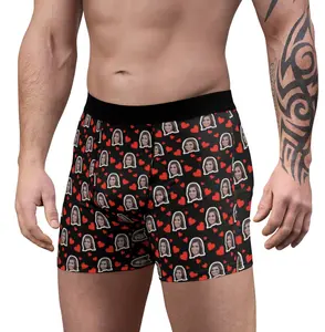 Custom Face Boxers Briefs Valentines Day/Anniversary/Birthday Gift For Him Selfie Boxers Personalized Wedding Gift For Bridegroom PhotoBoxer