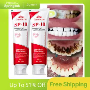 Guiovrn SP-10 Toothpaste | Advanced Oral Care with Probiotics | Long-Lasting Fresh Breath & Enamel Protection | 3.53oz