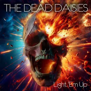 Light 'Em Up - Marbled Orange/Red - Dead Daisies - Record Album, Vinyl LP
